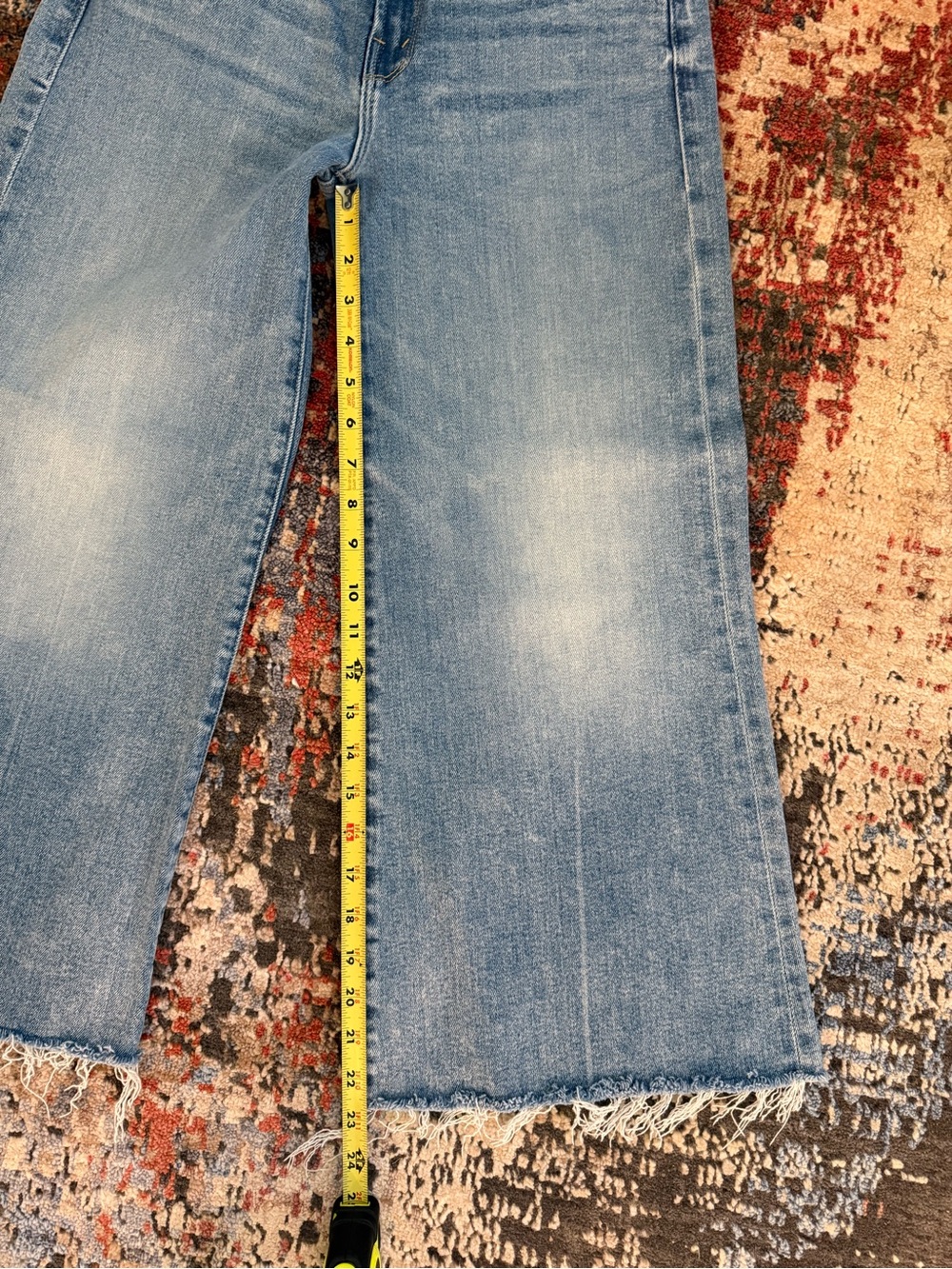 MOTHER Twister Skimp Wide Leg Crop - Picture 4 of 10